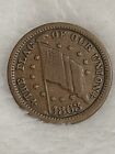 1863 Civil War Coin-Flag of Our Union-Shoot Him on the Spot-VF-INV#6882