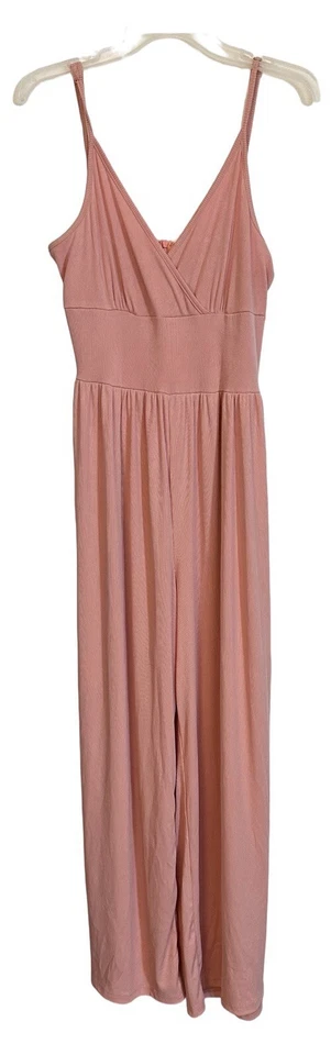 Rose Jumpsuit XXL Long Wide Leg Zip Back Adjustable Camo Style Top Wore Once - Image 1 of 4