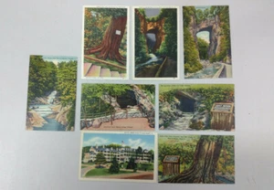 Vintage Set of 8 Postcards - Natural Bridge of Virginia - Original Envelope - GC - Picture 1 of 4