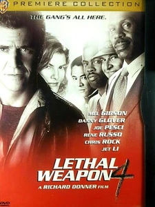 DVD Lethal Weapon 4 Mel Gibson Danny Glover Joe Pesci Widescreen Pre-owned EXC - Imagen 1 de 1