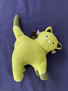 Target 2023 Bullseye Playground Halloween 7 in. Plush Green Cat Frankenstein NWT - Picture 1 of 3