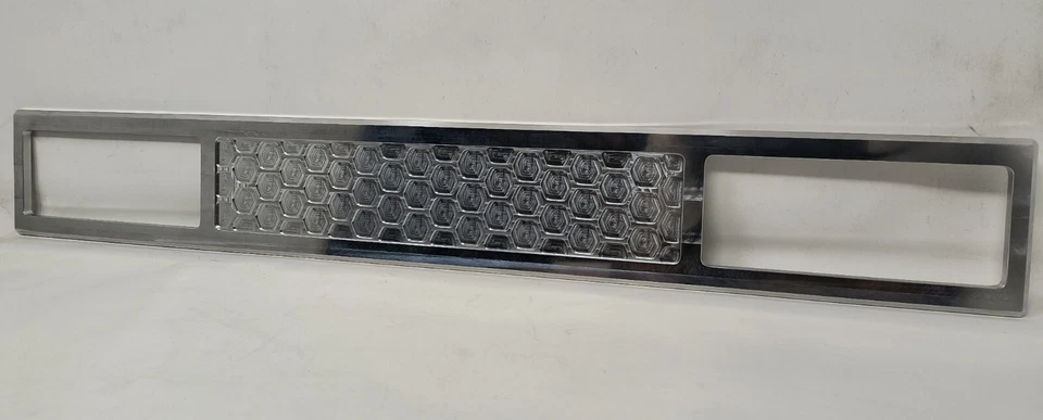 Chevrolet Impala 1971-1976/Caprice placa de tablero delantera de aluminio inserto Foto 1 de 2