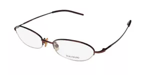 NEW VERA WANG V32 EYEGLASSES JAPAN HALF-RIM METAL 50-16-138 ME DESIGNER WOMENS - Picture 1 of 8
