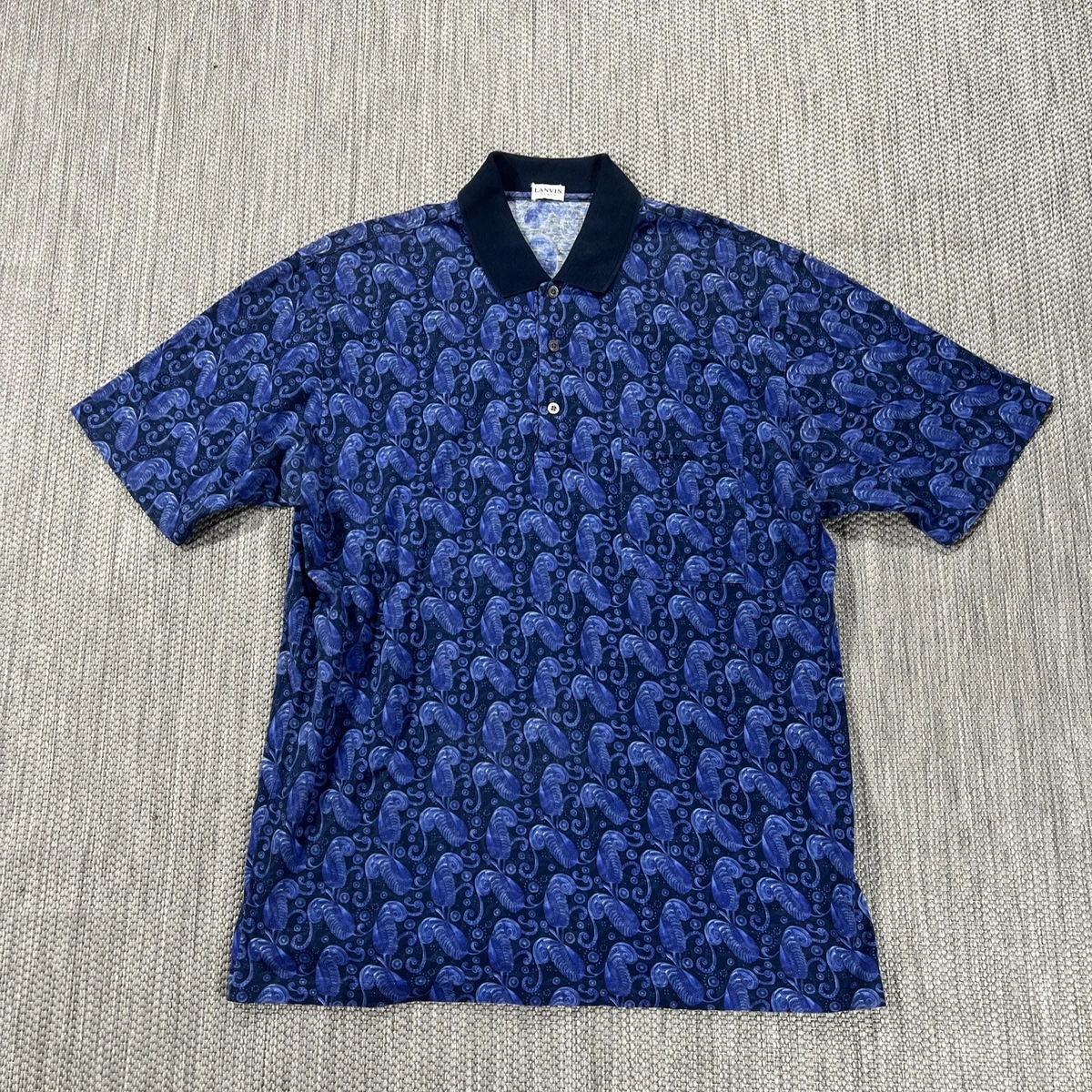 LANVIN PARIS 80s ストライプ ニットポロシャツ Lanvin Shirts for Men for sale | eBay