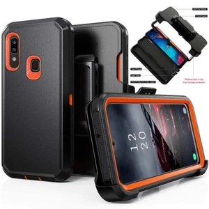 For Samsung Galaxy A03S/A13/A14/A53/A23 Shockproof Case Cover+Belt Clip Holster - Picture 1 of 17