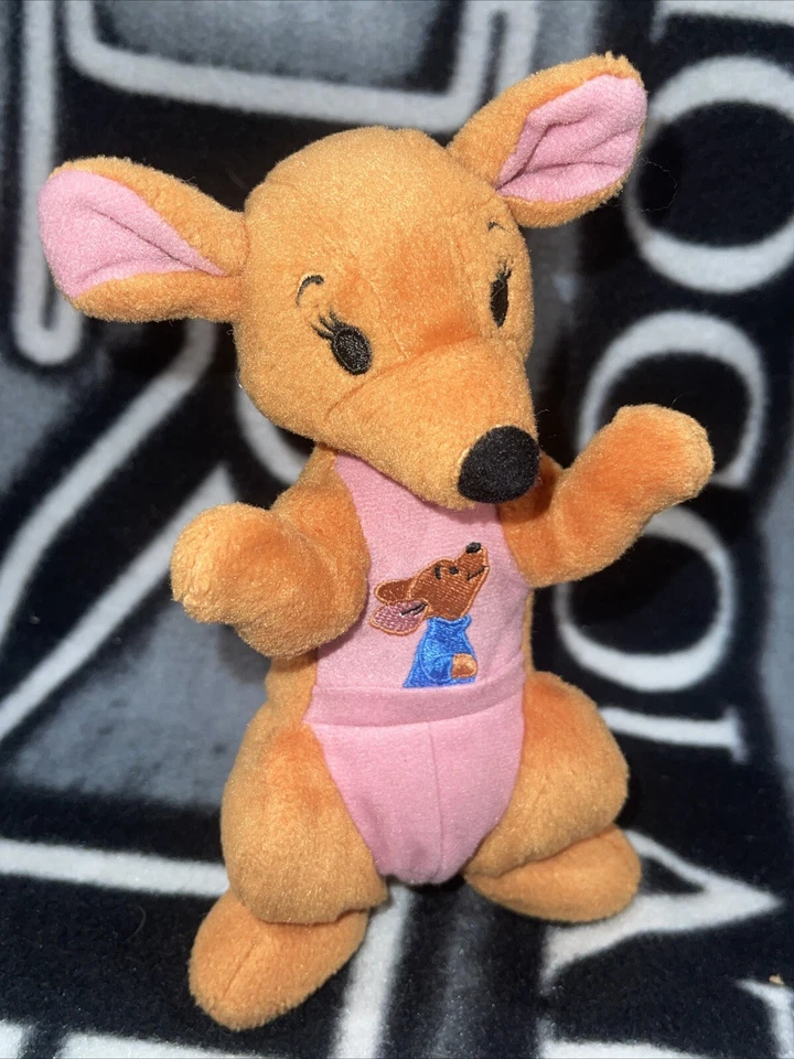 "Juguetes Roo Arco de peluche cosidos de colección Disney Mattel Winnie the Pooh Kanga & Roo 7""" Foto 1 de 4