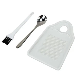 Porcelain Grater Plate for Grinding Wasabi Ginger Cheese Lemon Chocolate Kitc... - Picture 1 of 7