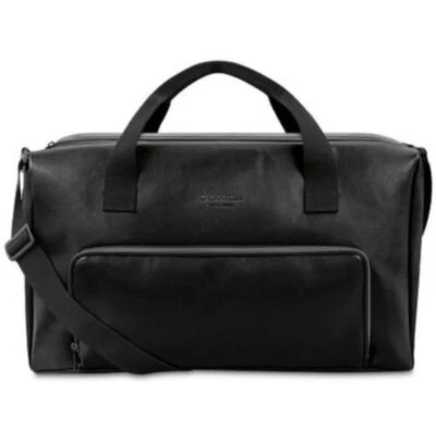 Calvin Klein Men's Black Faux LeatherDuffle Gym/Travel bag - Image 1 of 2