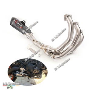"Silenciador de cabezal de tubo de escape completo con cordón para sistema de escape completo Yamaha MT-09 XSR900 FZ09 2""" - Imagen 1 de 14