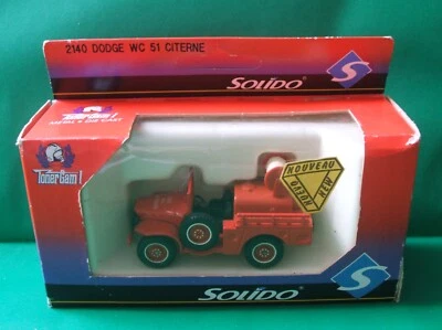 Solido Toner Gam 1 2140 - Dodge WC 51 Citerne Bowser Fire Truck - Image 1 of 4