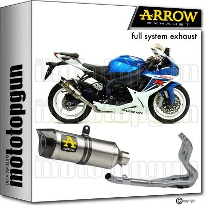 Full system exhaust rc aluminium c thunder arrow suzuki gsx-r 600 ie 11/16 - Image 1 of 2