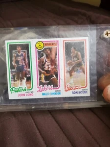 1980 Topps Basketball John Long/MAGIC JOHNSON/ Ron Boone - PSA10 GEM MINT SEALED - Picture 1 of 9