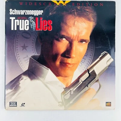 True Lies LaserDisc LD 1994 8640-85 Arnold Schwarzenegger, Jamie Lee Curtis - Image 1 of 4