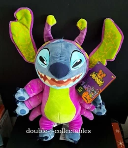Disney Parks Happy Halloween Spinnenstich Plüsch Neonfarben Neu mit Etikett - Bild 1 von 2