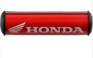 HONDA XR50,CRF50,XR70,CRF70,XR80,CRF80,XR100,CRF100 RED HANDLEBAR, CROSSBAR PAD - Picture 1 of 1