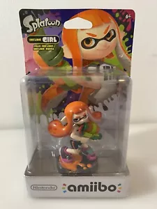 Nintendo Amiibo Splatoon Inkling Girl arancione sigillato - Foto 1 di 3