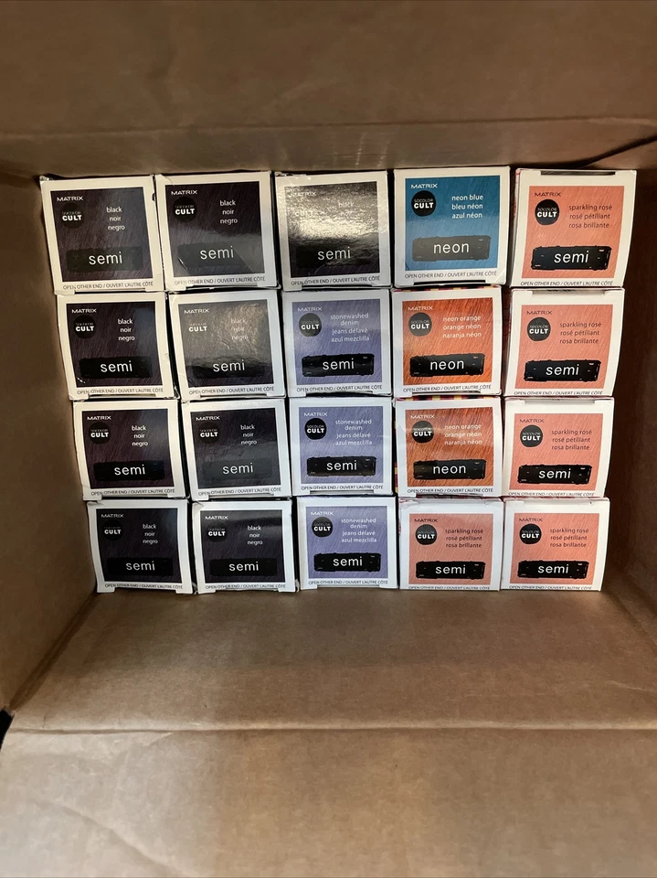 Matrix Socolor Culto Semi Permanente Y Color de Cabello Neón ¡Lote De 20! ¡ENVÍO GRATUITO! Foto 1 de 1