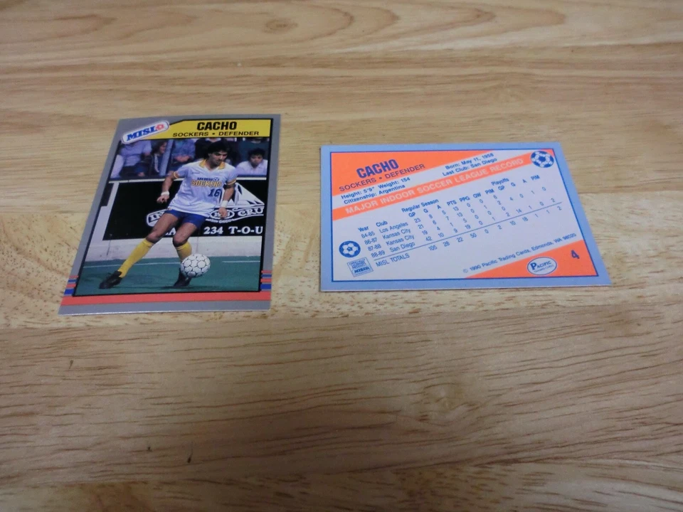 1990 Pacific MISL Soccer Set Break,Singles, Complete Your Set (#1-110) - Image 1 of 1