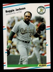 1988 Fleer - #283 Reggie Jackson - Picture 1 of 2