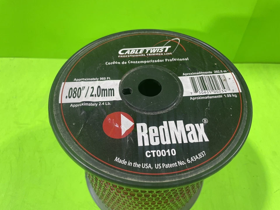 Genuine RedMax CT0010 CableTwist Professional Trimmer Line 960 ft .080"/2.0mm - Image 1 of 4