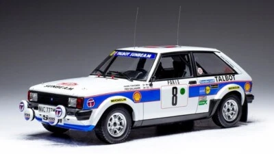 MODELLINO AUTO STATICO IXO TALBOT SUNBEAM LOTUS #8 RALLY MONTE CARLO 1981 1/24 - Immagine 1 di 4