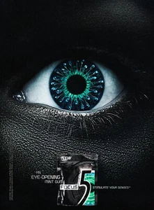 5 GUM AD #12 MAGAZINE Promo AD 2013 AN EYE-OPENING MINT GUM - Bild 1 von 2
