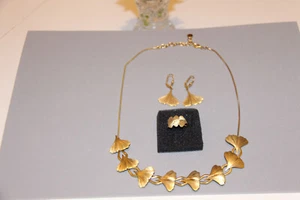    bezauberndes  Collier  "Gingko "    7ct GG  - Bild 1 von 5