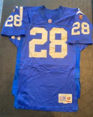 Marshall Faulk Indianapolis Colts Jersey Vintage Wilson Proline Size 44 Cover