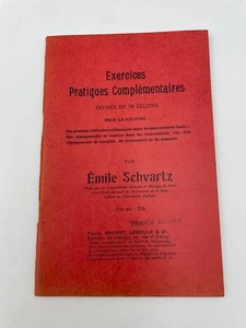 Musikalische Partitur Ergänzende präische Übungen von Emile Schvartz - Bild 1 von 4