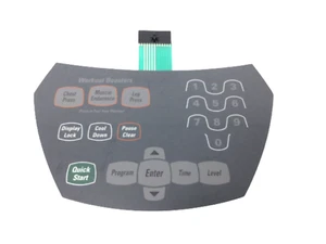 Teclado superpuesto para consola de pantalla elíptica Octane Fitness xR6000 102909-001 - Imagen 1 de 1