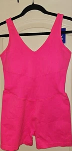Sexy Bodysuit Shorts XL Womens Slimming Active Bright Nwt $40 Retail - Picture 1 of 11