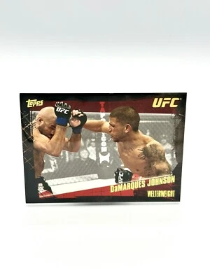 2010 Topps UFC Gold Thick Insert SP #54 DaMarques Johnson - Image 1 of 2