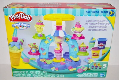 NUEVO Play-Doh Remolino y Cuchara Helado Dulce Shoppe Creaciones Juguetes Juego 2014🔥 Foto 1 de 4