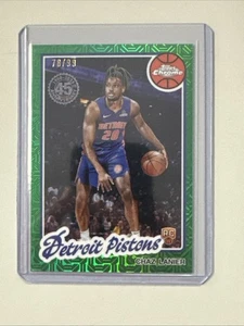 Paquete plateado Topps 2025-26 verde Chaz Lanier/99  - Imagen 1 de 2