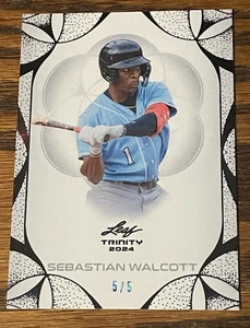Sebastian Walcott /5 2024 Leaf Trinity kostenloser Versand - Bild 1 von 3