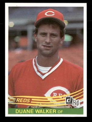 1984 Donruss #325 Duane Walker Cincinnati Reds - Image 1 of 2