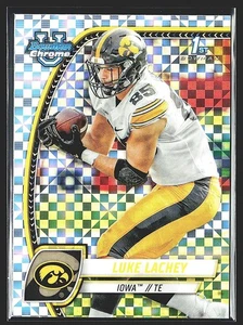 2024 Bowman University Chrome X-Fractor #122 Luke Lachey Iowa - Picture 1 of 2