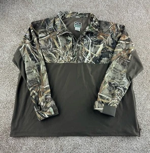 Drake Waterfowl Systems 1/4 Zip Men's 2XL Camo Pullover Realtree Max Magnattach - Picture 1 of 11