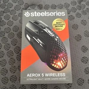 SteelSeries Aerox 5 Wireless Gaming Mouse - Ultra-lightweight BRAND NEW IN BOX - Picture 1 of 5