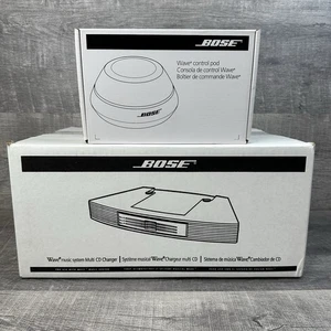 Bose Wave Music System 3-Disc Multi-CD Changer Titanium Silver & Control Pod NEW - Picture 1 of 9
