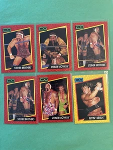 1991 Impel WCW Lot x6 Steiner Brothers Flyin Bryan - Picture 1 of 3
