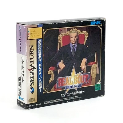 Real Bout Fatal Fury W/RAM Cartridge Edition Sega Saturn SS Used Game NTSC-J JP - Image 1 of 4