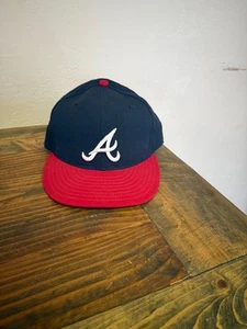 Atlanta Braves New Era 59/50 100% Wolle 7 1/8 Diamond Collection USA Top Zustand - Bild 1 von 8