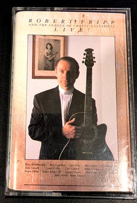 Robert Fripp and The League of Crafty Guitarists - Live !  1986 Cassette EGEDC43 - Image 1 of 4