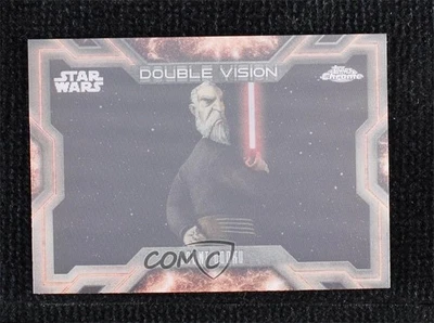 2025 Topps Chrome Star Wars Double Vision Lenticular Count Dooku #DV-8 1je6 - Image 1 of 3