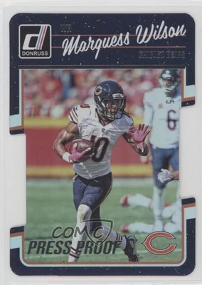 2016 Donruss Press Proof Silver Die-Cut /75 Marquess Wilson #53 - Image 1 of 2