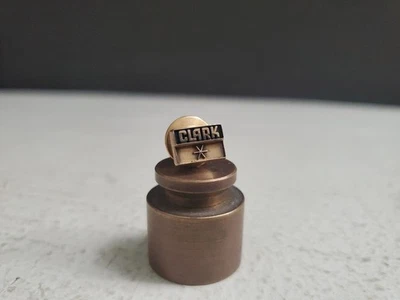 Vintage Clark Equipment Buchanan Michigan Gold Tone Tie Tack Lapel Pin Hat Pin - Image 1 of 4