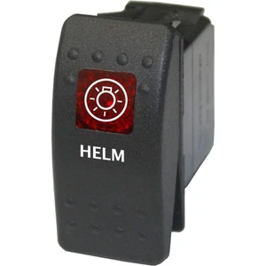 HELM 719 Rocker Switch red 12V WATERPROOF CAR BOAT LED RED - Picture 1 of 1