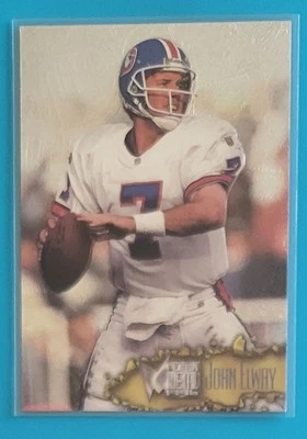 1996 Fleer Metal #35 John Elway Denver Broncos Football Card  - Image 1 of 2