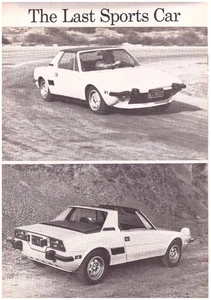 1974 Fiat X1/9 Mid-Engine Sports Car, Detailed USA Car Magazine ROAD TEST Report - Picture 1 of 1